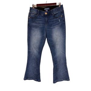 Democracy Ab Solution boot cut Denim Blue Jeans Women's Size 8 Petite 8P